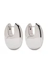 Tom Wood Medium Pebble Sterling-silver Earrings In Metallic
