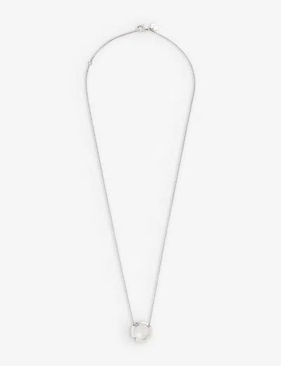 Tom Wood Kimberlitt Rhodium-plated Sterling-silver Pendant Necklace