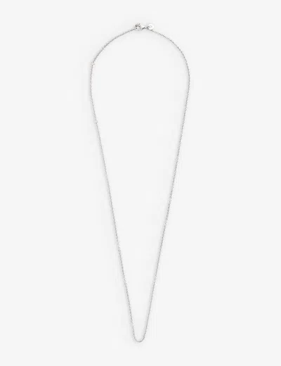 Tom Wood Mens Silver Rolo Rhodium-plated Recycled Sterling-silver Chain