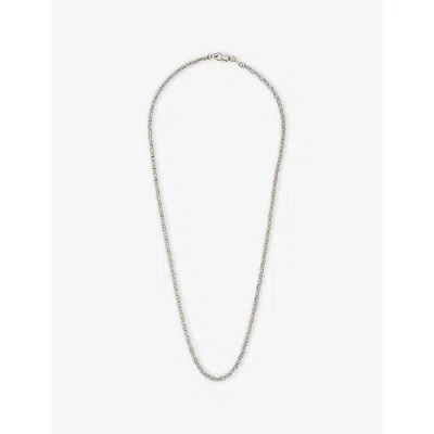 Tom Wood Mens  Cable Chain Rhodium-plated 925 Sterling-silver Necklace