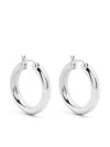 TOM WOOD MEDIUM STERLING SILVER HOOP EARRINGS