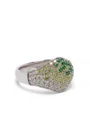 Tom Wood Mini Oval Cocktail Ring In 银色