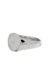 Tom Wood Sterling Silver Mini Oval Ring In Silver
