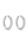 Tom Wood Nova Medium Hoop Earrings In Silver