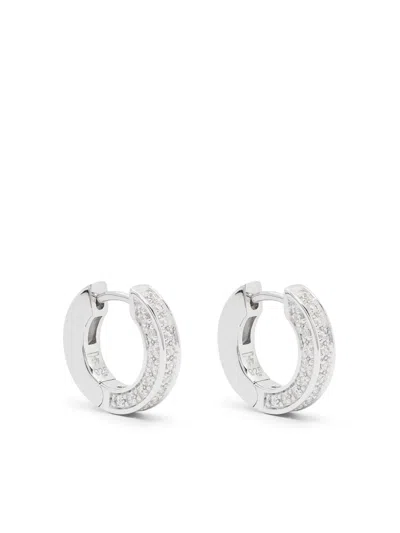 Tom Wood Nova Small Hoop Earrings In Silver