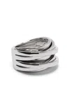 Tom Wood Orb Chunky Ring In Silver
