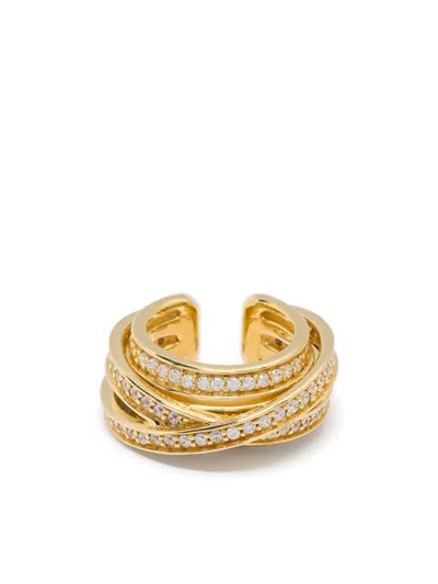 Tom Wood Orb Ear Cuff In Gold