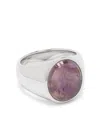 Tom Wood Oval Sakura Ring In Silver