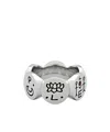 Tom Wood Patterned Rings In Metallic