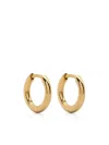 TOM WOOD POLISHED-FINISH HOOP EARRINGS