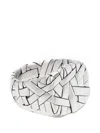 Tom Wood Quilt Ring In Silver
