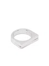 Tom Wood Cage Ring Single M In Metallic