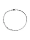 Tom Wood Recycled Sterling Silver Rue Chain Bracelet In Silver