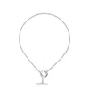 Tom Wood Robin Chain Necklace In Silver