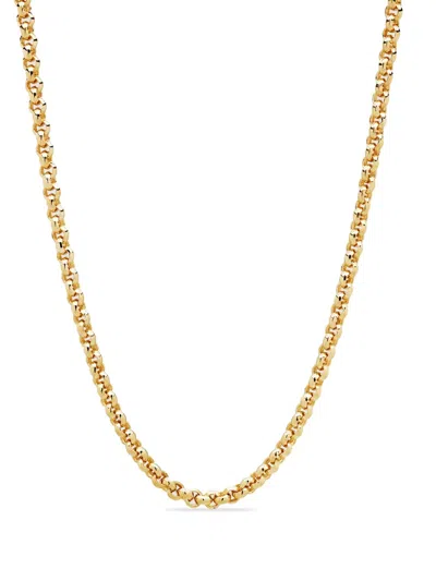 Tom Wood Rolo Chain Necklace In Gelb