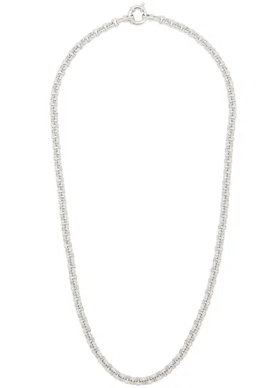 Tom Wood Rolo Sterling Silver Chain Necklace In Metallic