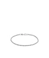 Tom Wood Rope Bracelet Silver In Metallic