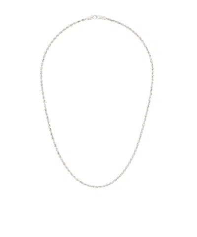 Tom Wood Rope Chain Necklace In Metallic