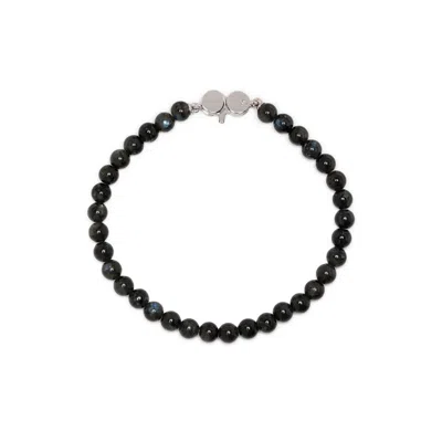 Tom Wood Round Bead Bracelet In Black
