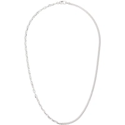 Tom Wood Rue Chain Necklace In White