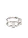 TOM WOOD SILVER CAGE RING,R10111NA01S925