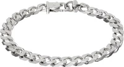 Tom Wood Silver Frankie Bracelet In 925 Silver