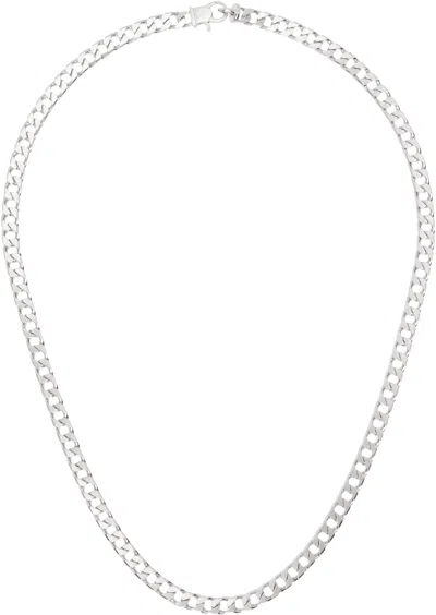 Tom Wood Silver Frankie Chain Necklace In 925 Sterling Silver