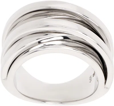 Tom Wood Silver Orb Ring In 925 Silver