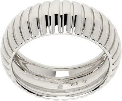 Tom Wood Silver Tubogas Slim Ring