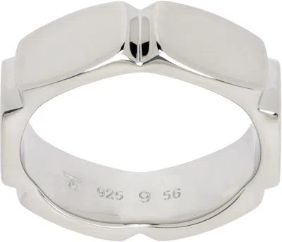 Tom Wood Silver Umi Band Medium Ring In 925 Sterling Silver