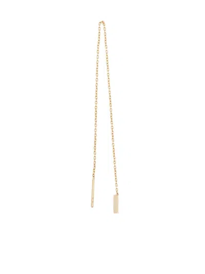 Tom Wood Sleek Ear Chain 140mm In Gold