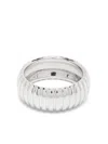 Tom Wood Slim Tubogas Ring In Silver