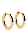 Tom Wood Small Gold-plated Sterling Silver Hoop Earrings In Gold
