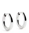 Tom Wood Small Sterling Silver Hoop Earrings In Silver
