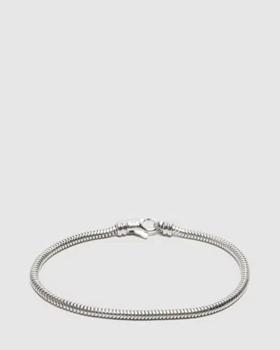 Tom Wood Snake Bracelet In Silver