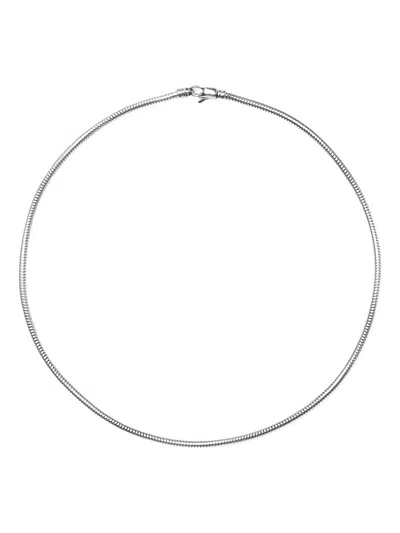 Tom Wood Snake-chain Necklace In Metallic