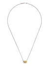 Tom Wood Sphere Double-pendant Necklace In Gold