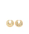 Tom Wood Sphere Hoop Earrings In Gold