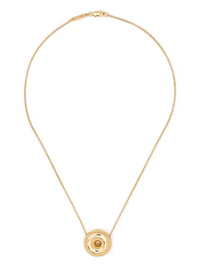 Tom Wood Sphere-pendant Necklace In Gold