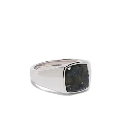 Tom Wood Square Ring In White