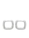 Tom Wood Square-shape Hoop Earrings In Gray