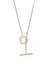 Tom Wood Square-shape Necklace In Gray