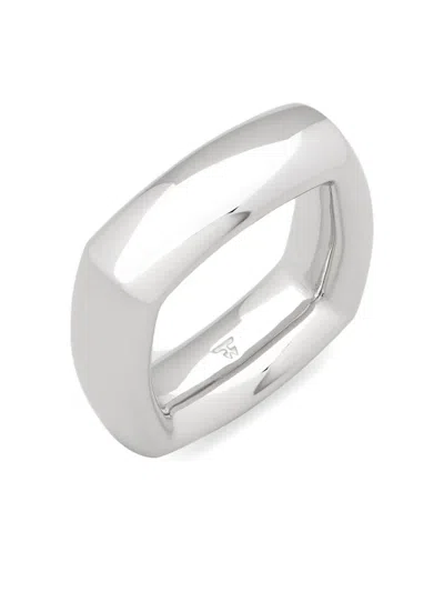 Tom Wood Square-shape Ring In Silver