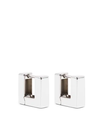 Tom Wood Step Hoops Sterling Silver Earrings