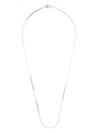 Tom Wood Square Venetian Chain Necklace In Silver