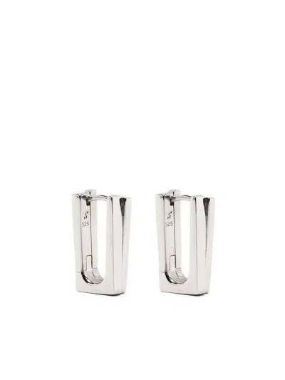 Tom Wood Sterling Silver Chunky Hoop Earrings
