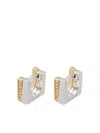 Tom Wood Step Huggies Earrings In Silver