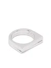 Tom Wood Step L Layered Ring In Silver