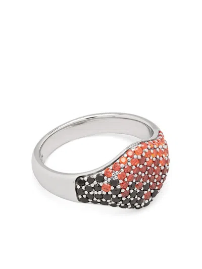 Tom Wood Sterling Silver Cocktail Sunset Ring