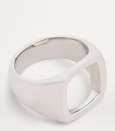 Tom Wood Sterling Silver Cushion Open Ring